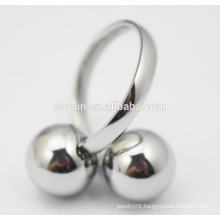 Cute Mirror Polished Jewelry Ring Stainless Steel Cherry Ring